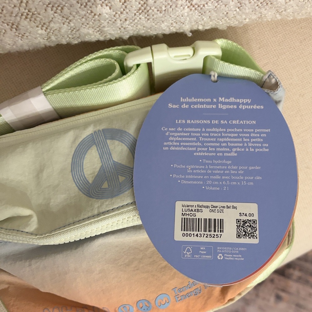 NWT Lululemon x Madhappy Ombre Crossbody Belt Bag! - Picture 5 of 11